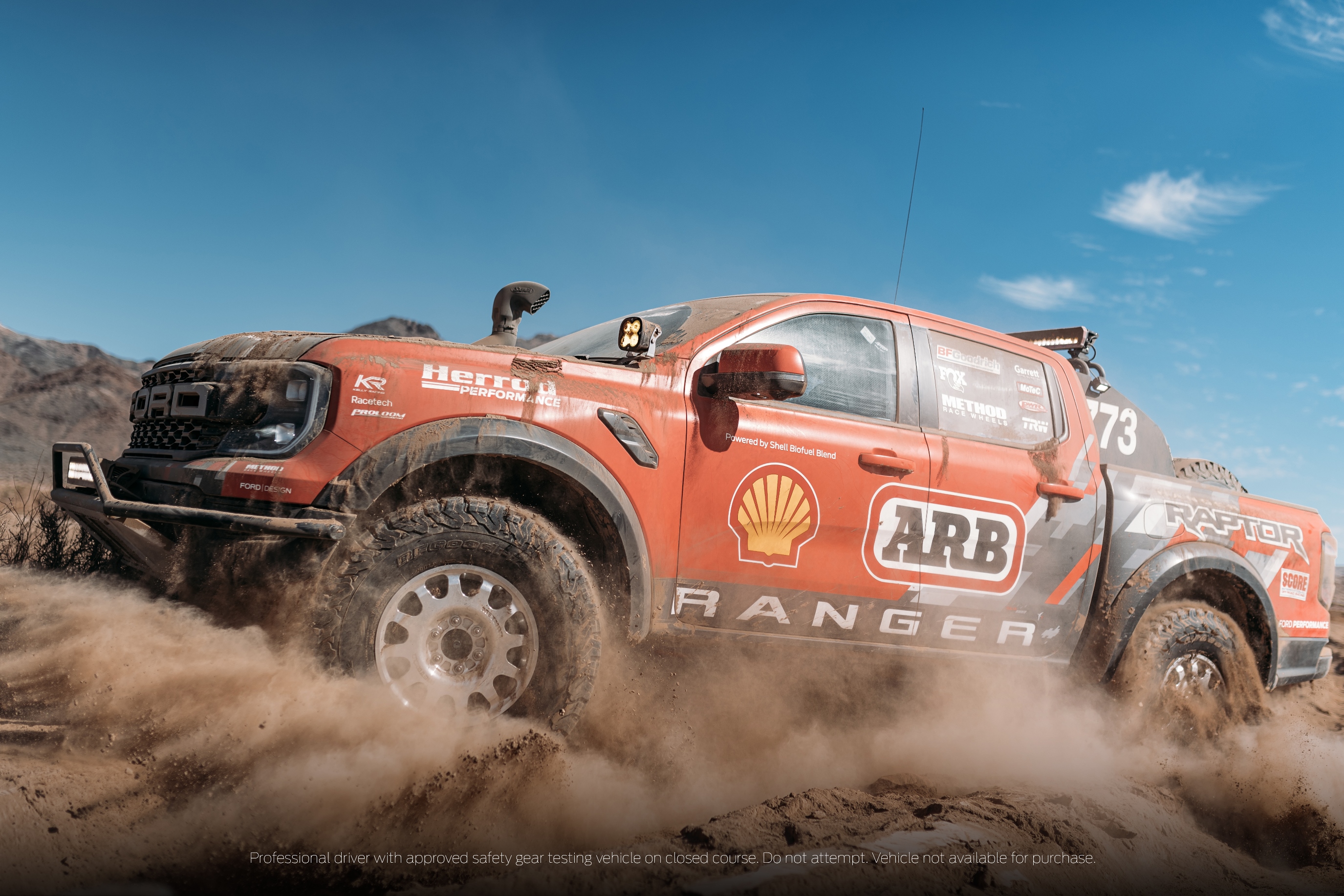 Ford Ranger Raptor Thế Hệ Mới Sẵn Sàng Chinh Phục Địa Hình Hiểm Trở Tại Giải Đua Baja 1000