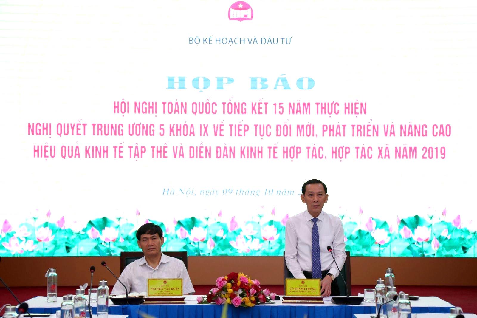 Sau 15 năm, số lượng HTX tăng 59%