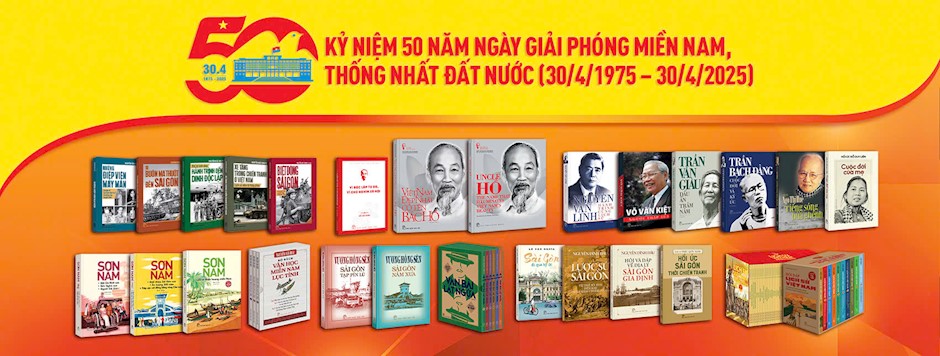 Nhà xuất bản Trẻ giới thiệu đến độc giả nhiều bộ sách nhân kỷ niệm 50 năm Ngày Giải phóng miền Nam, thống nhất đất nước