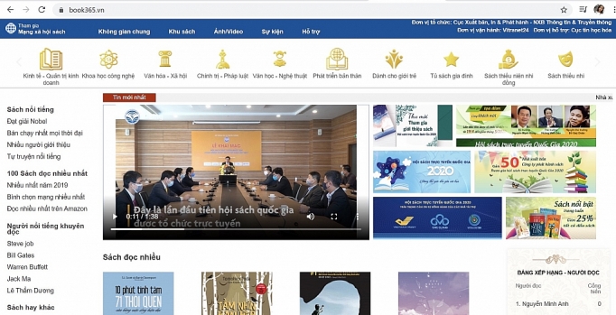 Hội sách online: Phương thức kinh doanh mới cho các nhà xuất bản