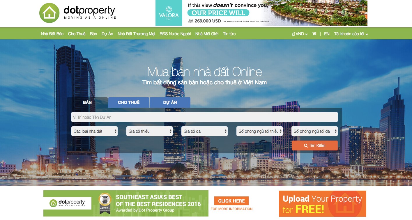 DOT PROPERTY – Cổng thông tin bất động sản nóng nhất châu Á  