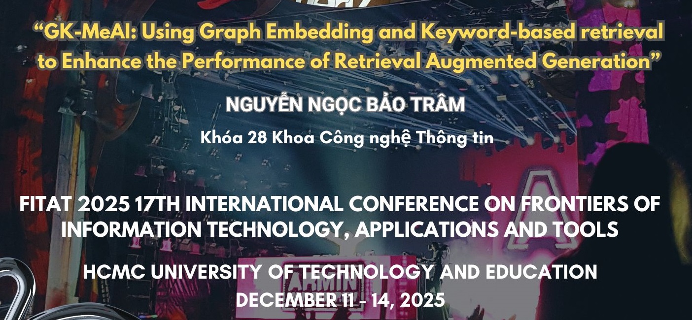 Sinh viên khoa CNTT Đại học Văn Lang có bài báo khoa học được chấp nhận đăng trên hội nghị quốc tế FITAT 2025 (indexed Web of Science, Scopus)