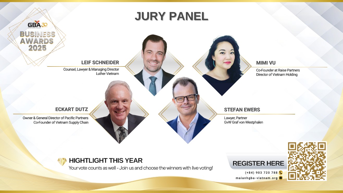 GBA Business Awards 2025 - Tôn vinh những Doanh nghiệp Xuất sắc tại Việt Nam