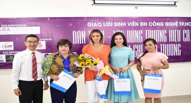 Miss Venezuela giao lưu cùng sinh viên Đại học Hutech