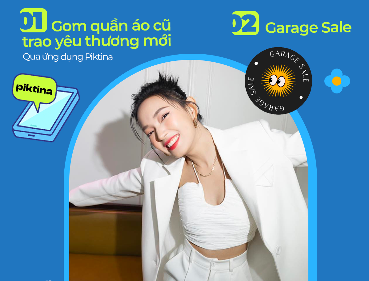 Châu Bùi và Piktina mang thời trang bền vững vào Sharing Is Caring SHARING 2022