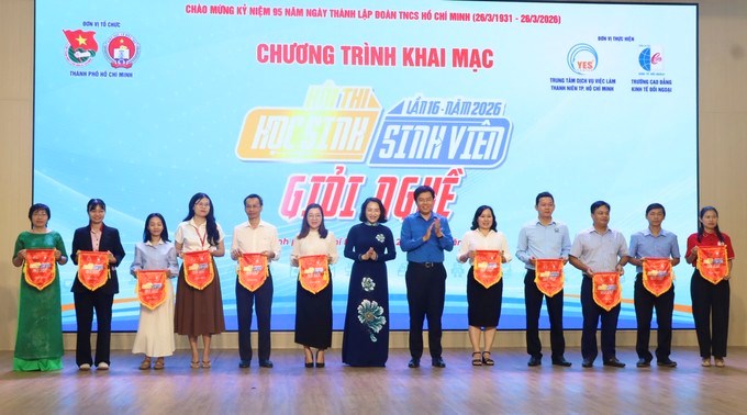TPHCM: Khai mạc hội thi “Học sinh, sinh viên giỏi nghề” năm 2026