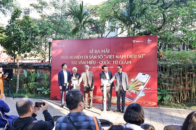 Ra mắt trải nghiệm di sản số Việt Nam Diệu Sử tại Văn Miếu - Quốc Tử Giám (Hà Nội)