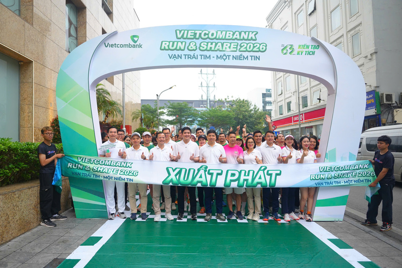 Vietcombank Run & Share 2026: Vạn trái tim - Một niềm tin