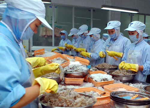 Xuất khẩu tôm tiếp tục chững lại