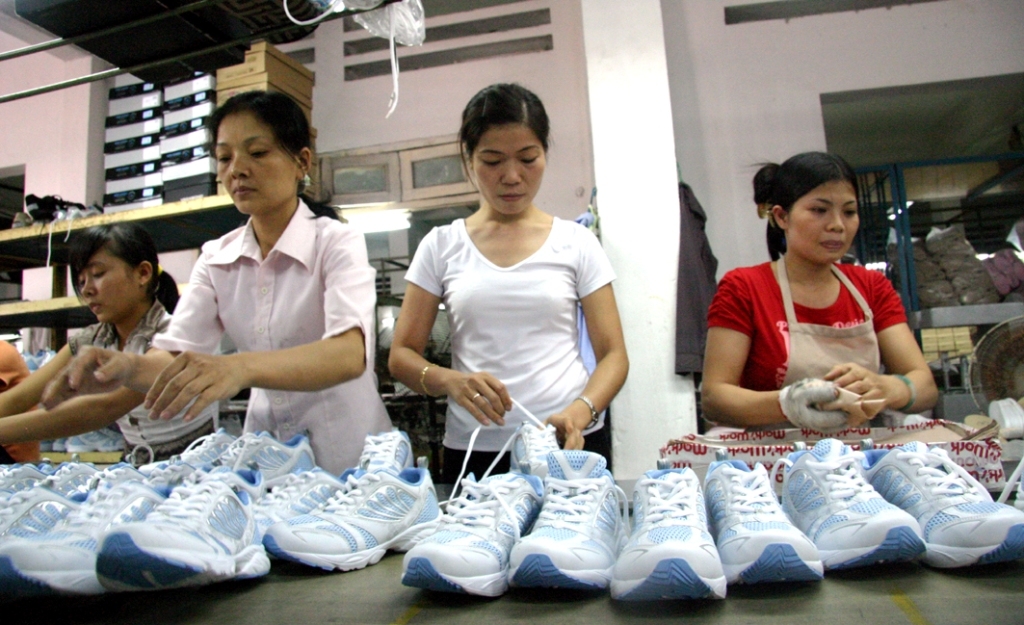 Xuất khẩu giày da Việt Nam tăng trưởng mạnh