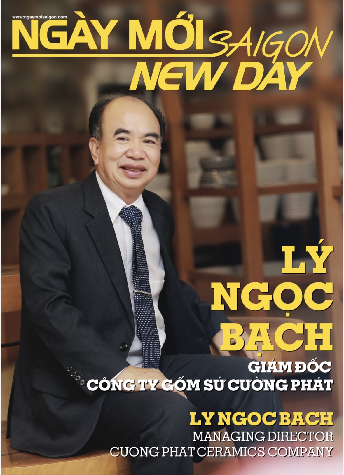 Lý Ngọc Bạch- Giám đốc, Công ty gốm sứ Cường Phát - làm việc và sống được với nghề là niềm hạnh phúc