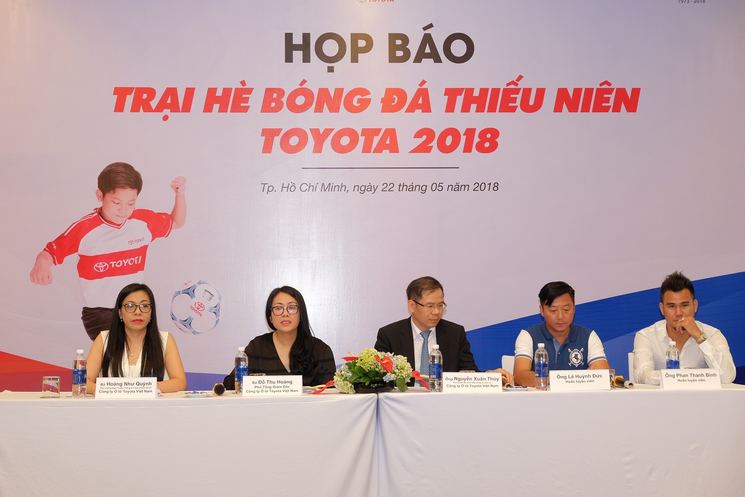 Khởi động trại hè bóng đá thiếu niên TOYOTA 2018