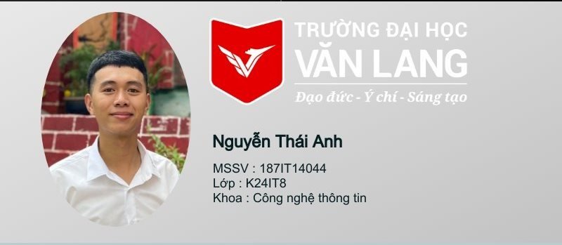 Sinh Viên Khoa CNTT (ĐH Văn Lang) Có Bài Báo Được Xuất Bản Tại Hội Nghị Khoa Học Quốc Gia Và Được Cấp Học Bổng Du Học Thạc Sĩ Khoa Học Dữ Liệu Và AI Tại AIT