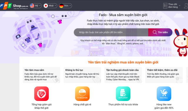 FPT Shop toan tính gì khi "lấn sân" vào mảng bán hàng xuyên biên giới cùng với Tiki, Lazada?
