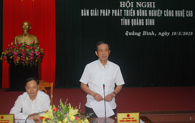 Quảng Bình bàn cách phát triển nông nghiệp công nghệ cao