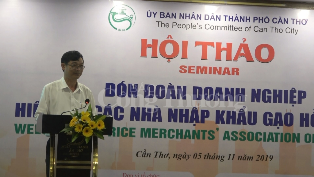 Cần Thơ đẩy mạnh kết nối giao thương xuất khẩu gạo với Hồng Kông