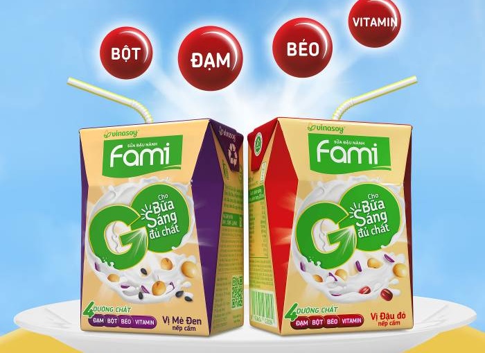 Vinasoy chính thức giới thiệu sản phẩm mới - sữa đậu nành Fami Go trên toàn quốc