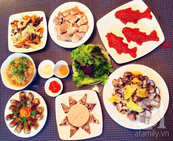 Bí quyết làm mâm cỗ cúng ông Công ông Táo vừa đẹp vừa ngon