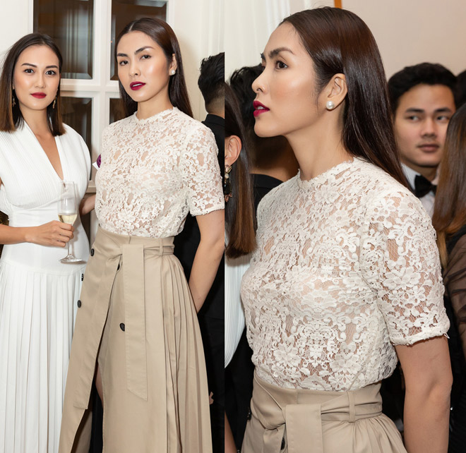 Tăng Thanh Hà, Đặng Thu Thảo mặc sành điệu với gam nude