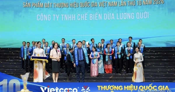 Vietcoco ghi dấu ấn 5 lần liên tiếp vinh danh Thương hiệu Quốc gia Việt Nam