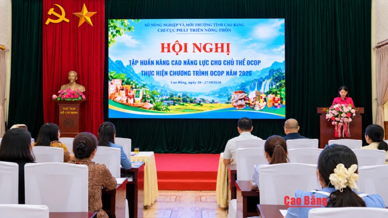 Nâng cao năng lực thực hiện Chương trình mỗi xã một sản phẩm