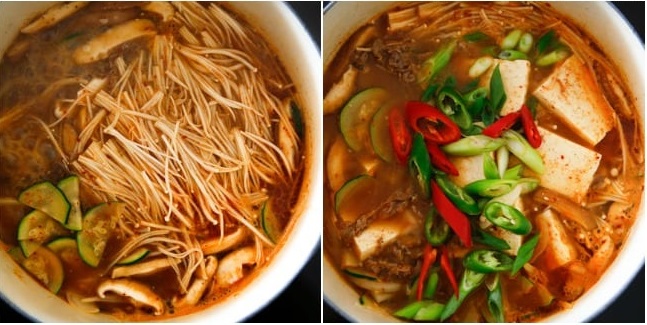 Canh tương đậu Hàn Quốc nóng hổi cho ngày lạnh
