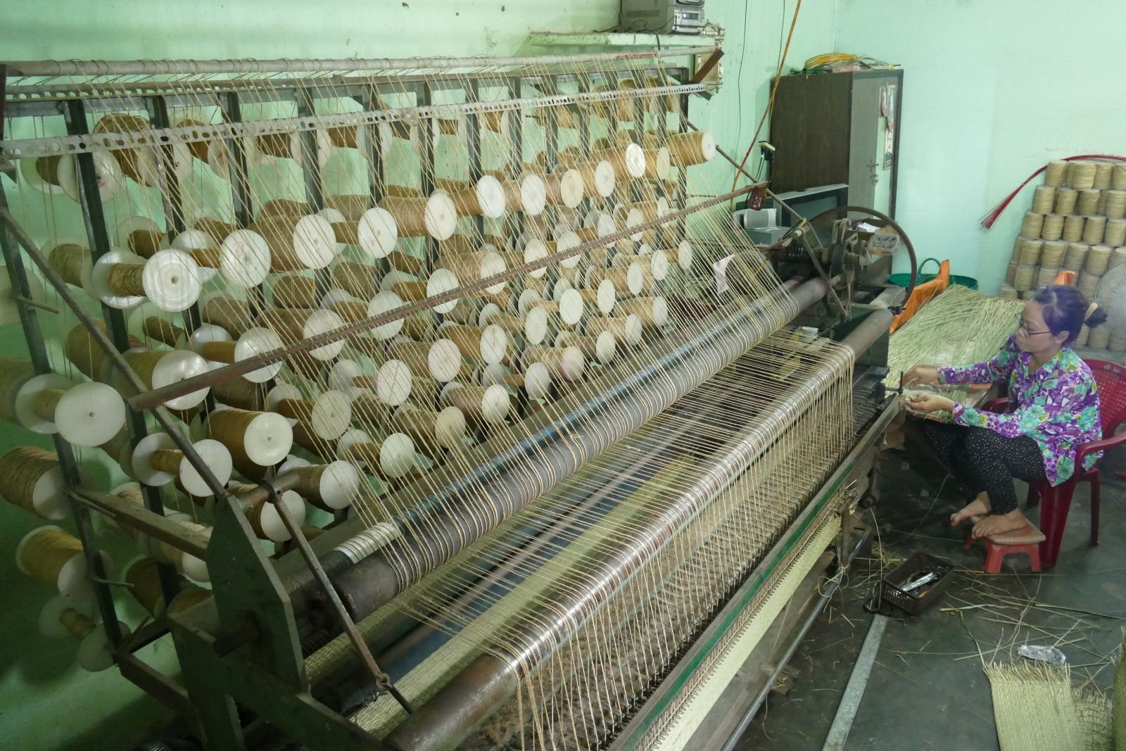 Chiếu Long Cang từ làng quê ra quốc tế