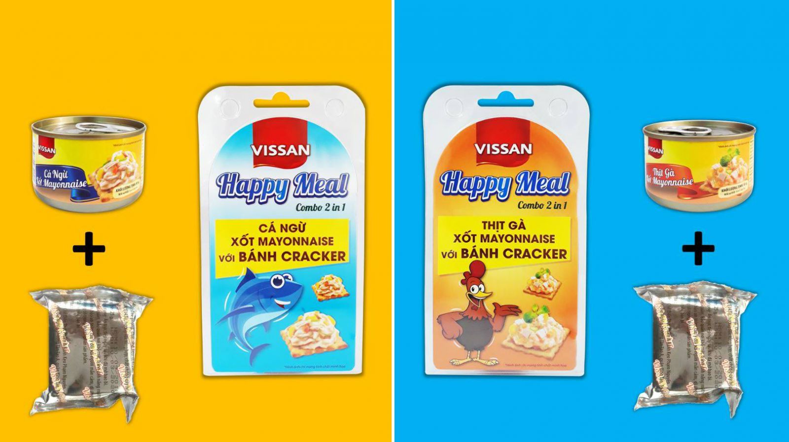 Độc đáo với đồ hộp ăn kèm bánh cracker