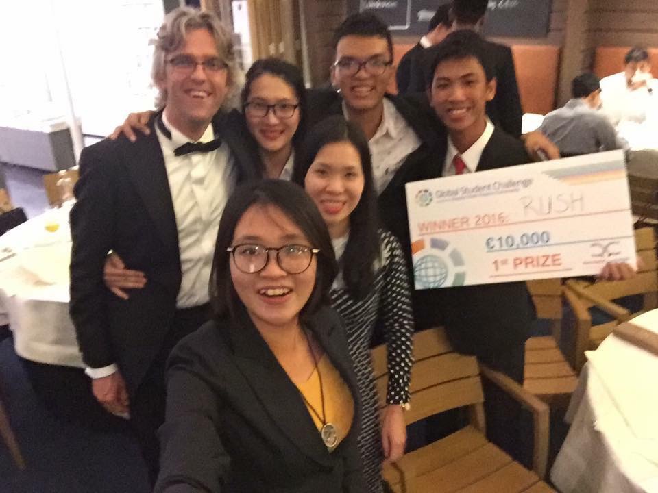 RUSH  đoạt giải Quán quân “Global Student Challenge” 