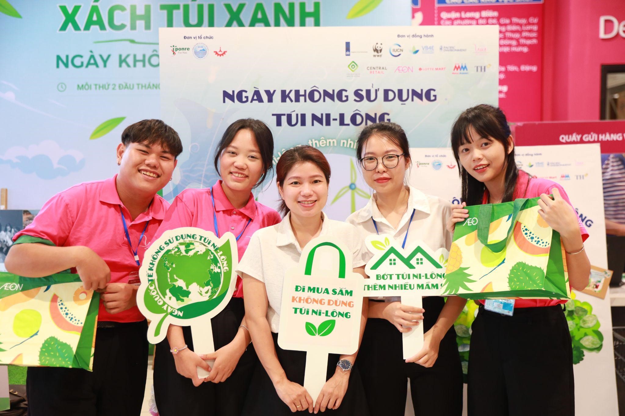 AEON Vietnam đặt mục tiêu 80% lượng giao dịch không dùng túi ni-lông 