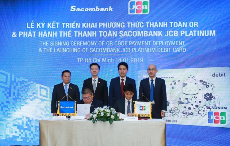 Sacombank cùng JCB triển khai phương thức thanh toán QR