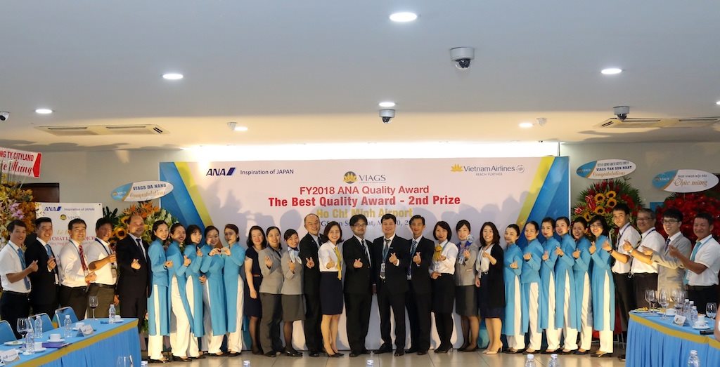 VIAGS nhận giải thưởng chất lượng toàn cầu của All Nippon Airways