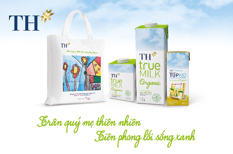 Uống sữa hữu cơ TH true Milk, nhận túi vải Canvas thời trang và thân thiện với môi trường