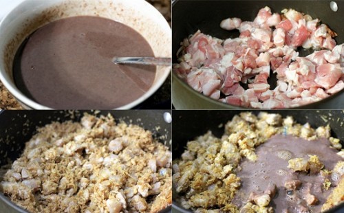 Cách làm thịt ba chỉ trưng mắm tép ngon miễn chê