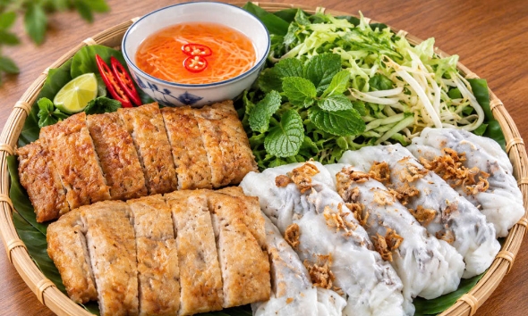 Thơm ngon chả giã tay Lục Nam
