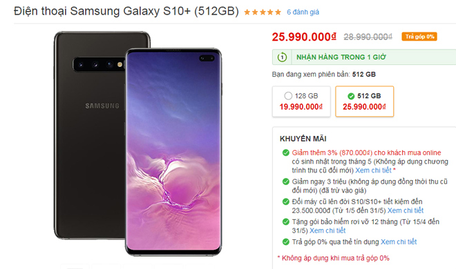 HOT: Hàng loạt điện thoại Samsung đang giảm sốc