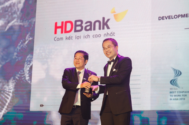 HDBank được bình chọn là nơi làm việc tốt nhất châu Á