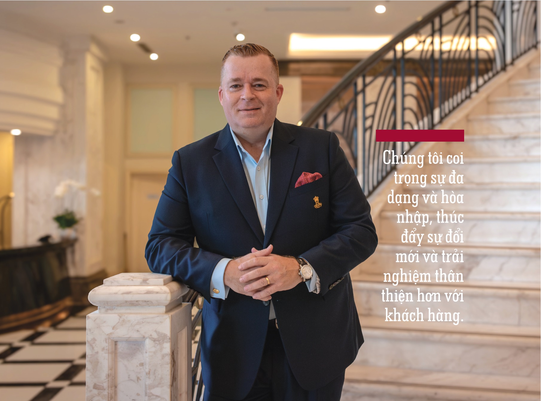 Ông Kristian Petersen – Tổng quản lý Nha Trang Marriott Resort & Spa, Hon Tre Island - Nhân Viên Là “Tài Sản” Quý Giá Nhất Của Chúng Tôi