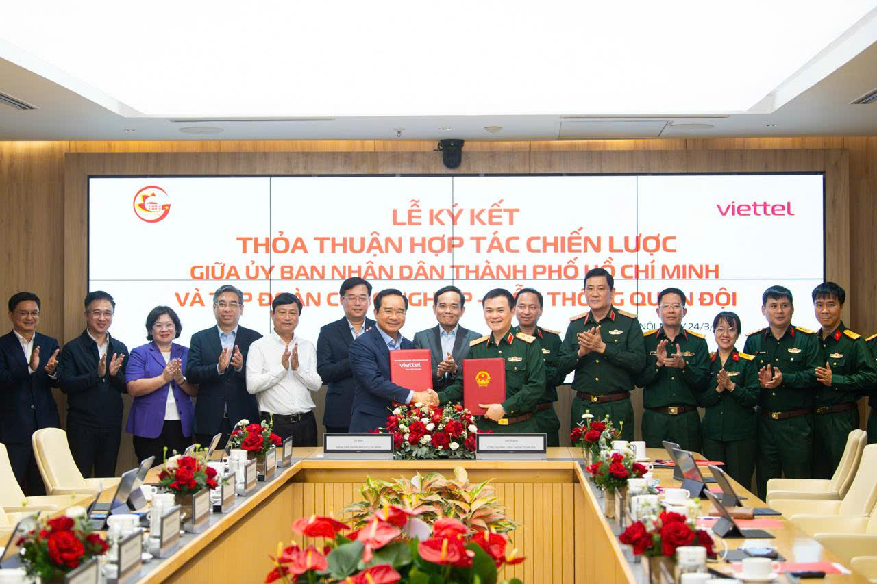 TP.Hồ Chí Minh và Tập đoàn Viettel ký kết thỏa thuận hợp tác chiến lược giai đoạn 2026-2035