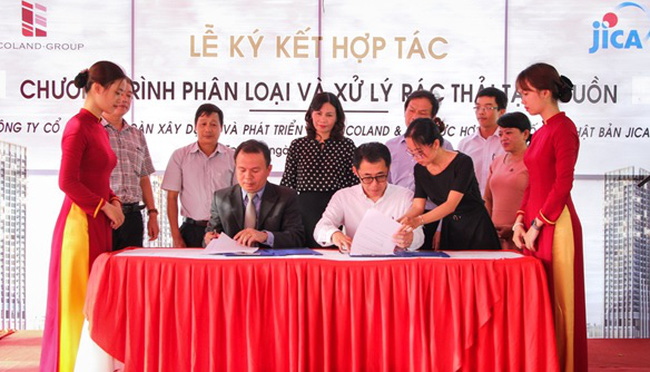Tập đoàn Vicoland ký kết với JICA (Nhật Bản) xử lý rác thải tại Vicoland Huế