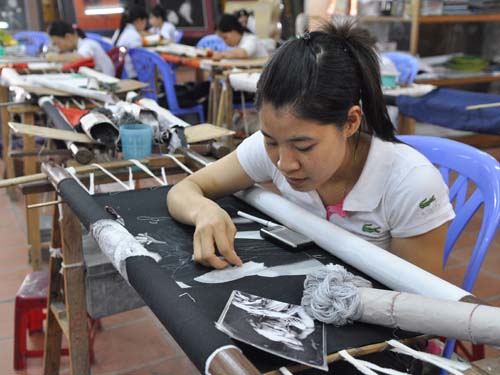 Làng nghề thêu Văn Lâm