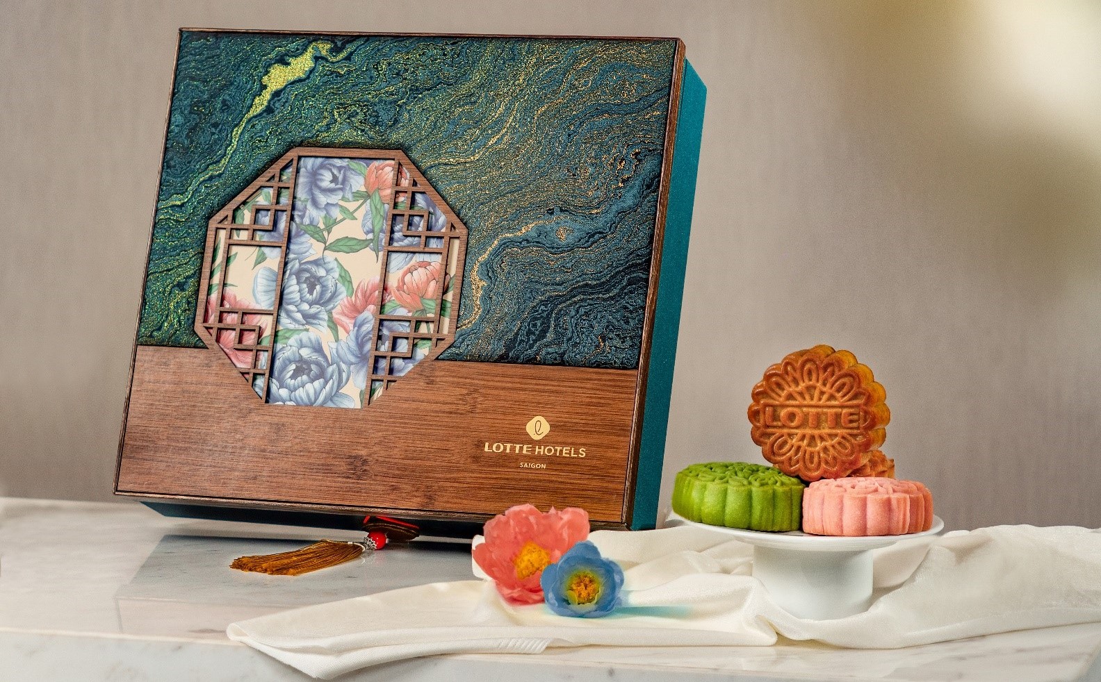 Bánh Trung Thu “Mẫu Đơn Phú Quý” 