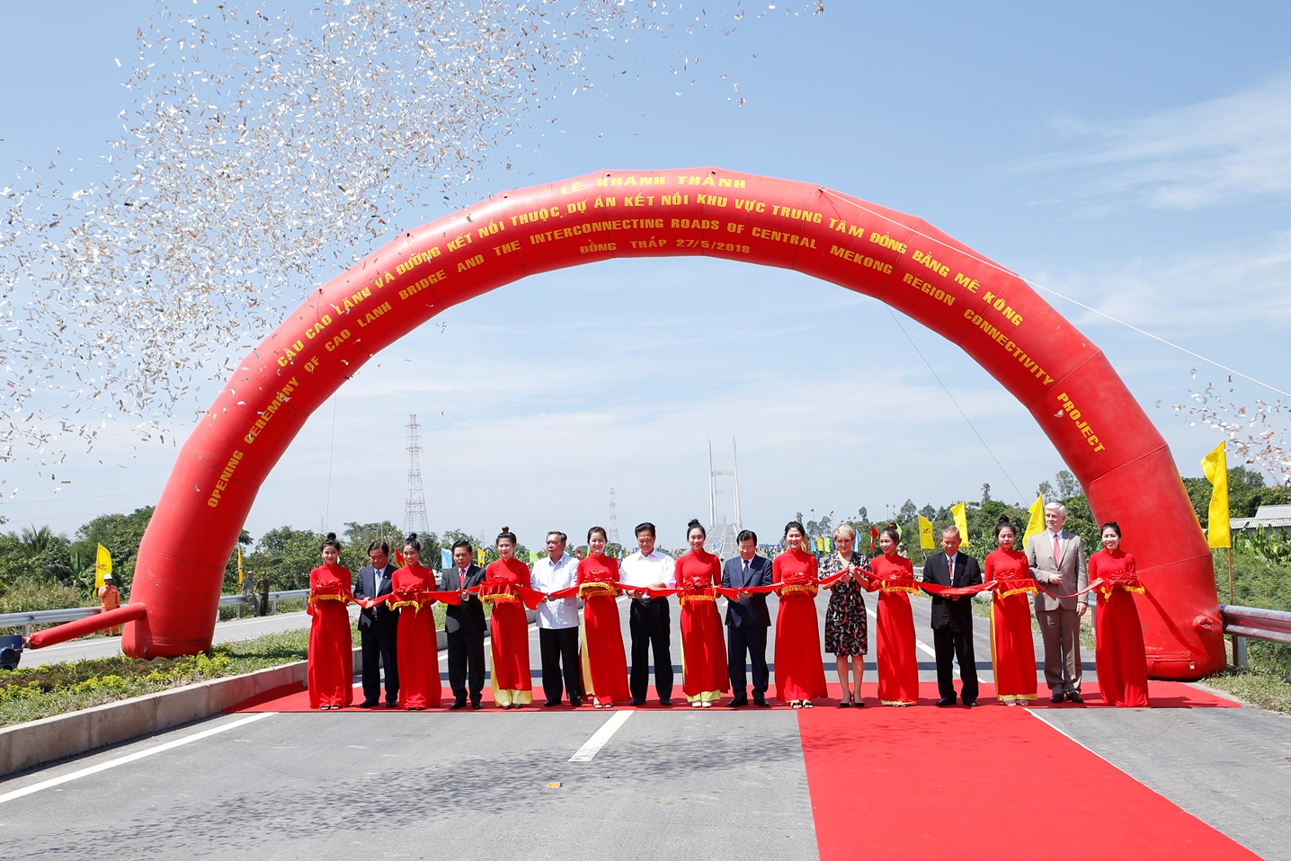 Chuỗi sự kiện khánh thành cầu Cao Lãnh