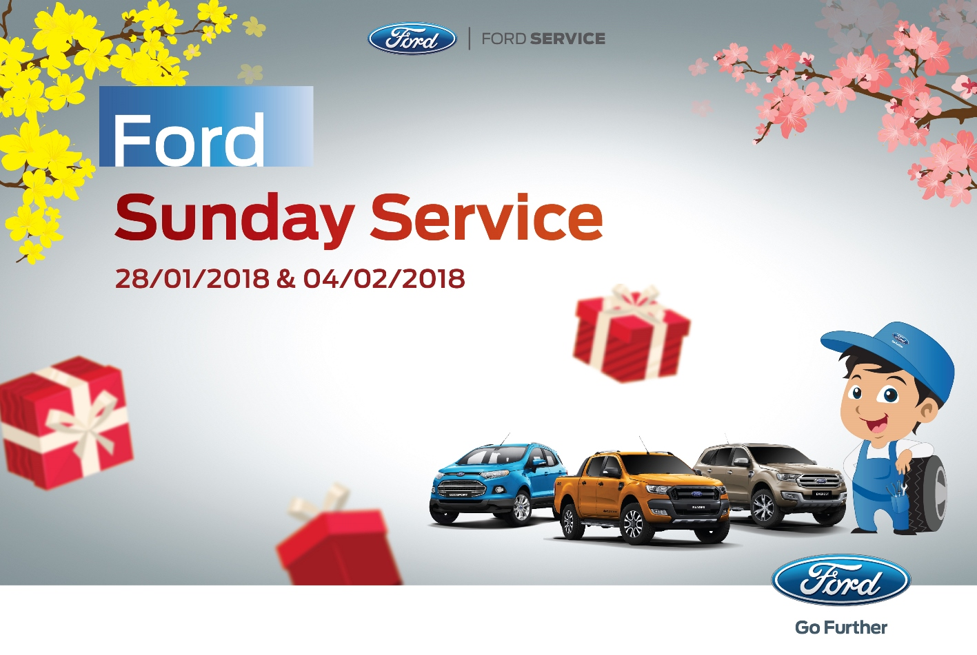 Ford Việt Nam Ra Mắt Ngày Chủ Nhật Dịch vụ 