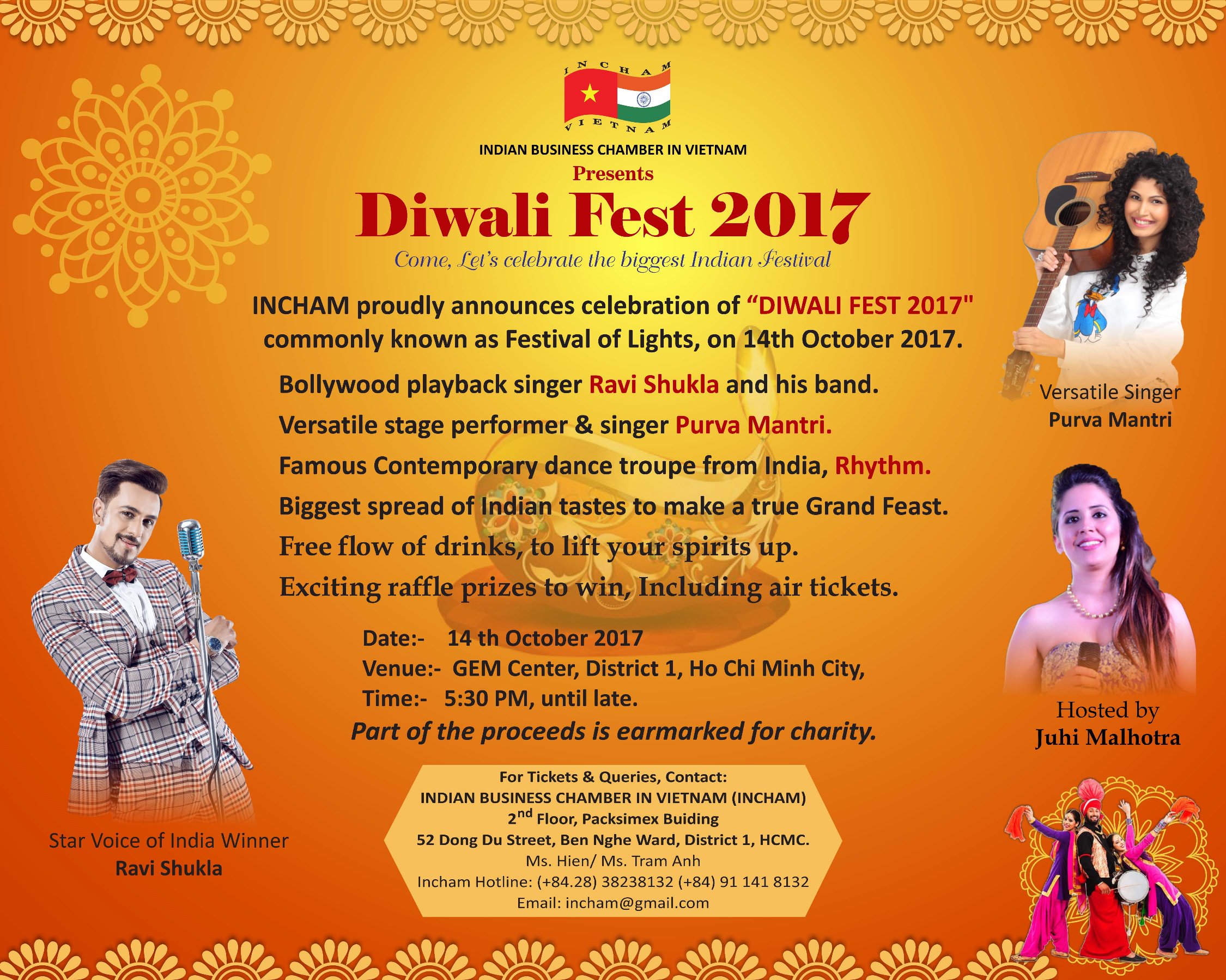 Lễ kỷ niệm DIWALI FEST 2017