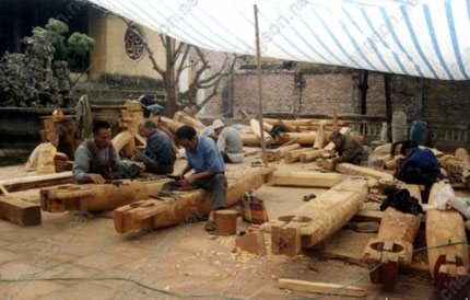 Làng nghề mộc Chàng Sơn