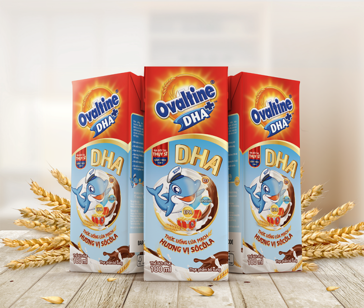 Ovaltine chính thức ra mắt sản phẩm ca cao lúa mạch bổ sung DHA