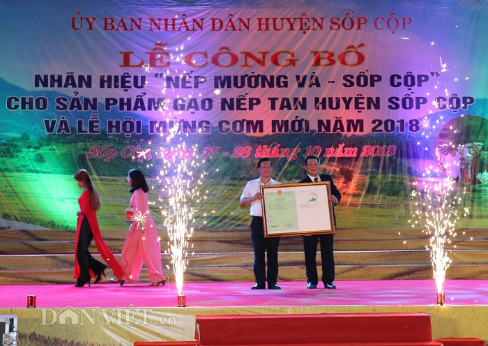 Sơn La: Công bố nhãn hiệu đặc sản 'Nếp tan Mường Và – Sốp Cộp'