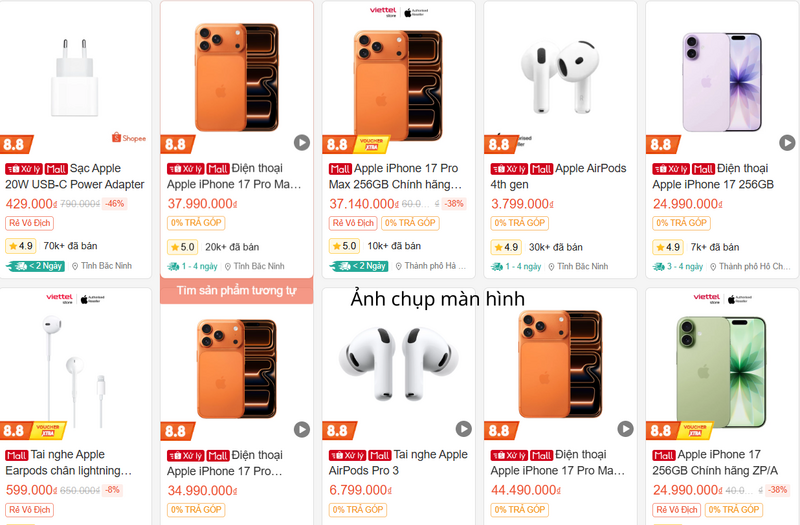 Thương hiệu nào dẫn đầu doanh số trên sàn thương mại điện tử?