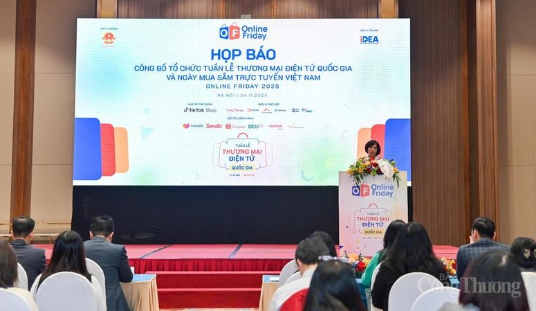 Họp báo công bố 'Tuần lễ Thương mại điện tử quốc gia và Ngày mua sắm trực tuyến 2025'